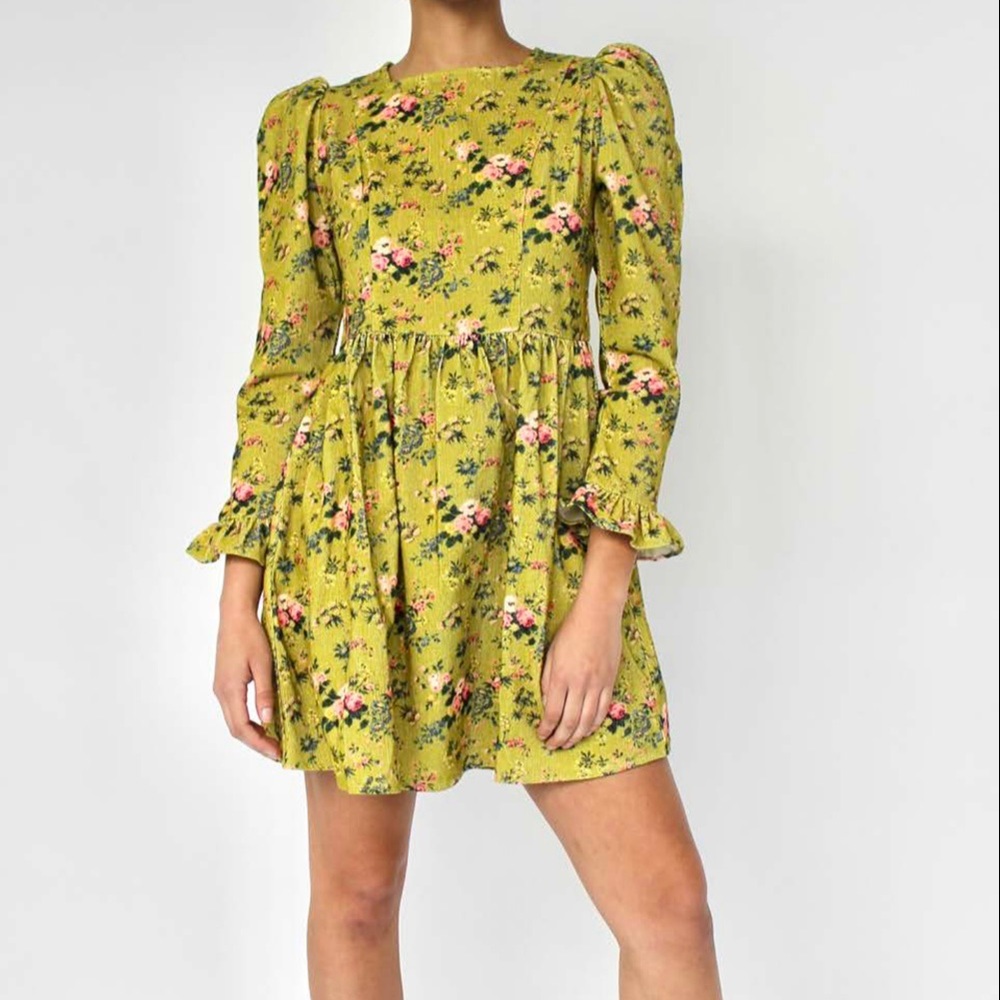 BATSHEVA X LAURA ASHLEY Mini Prairie dress